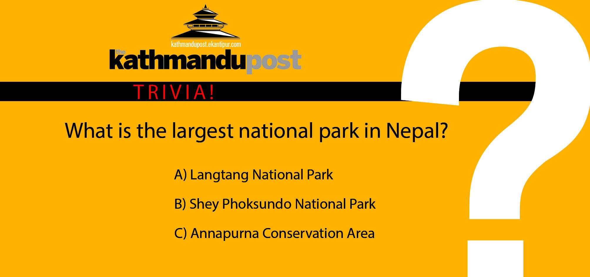 Can You Guess Nepal's Largest National Park?