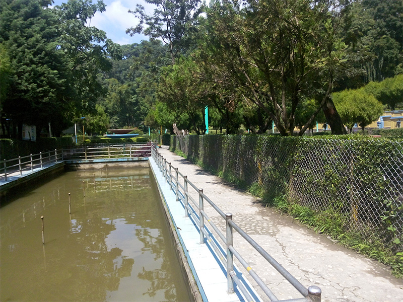 Balaju park wears a deserted look