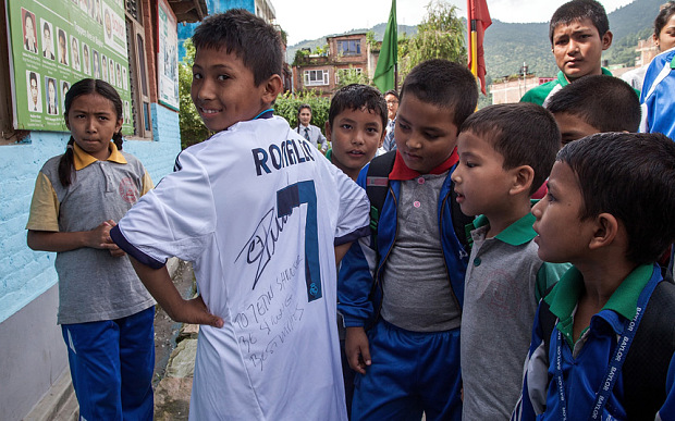 Cristiano Ronaldo Sends Signed Real Madrid Shirt to Nepal Earthquake Victim