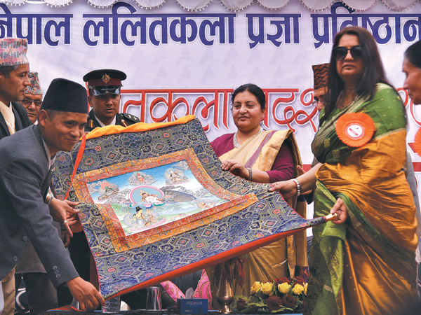 Nepal exhibition of fine arts commences at NAC