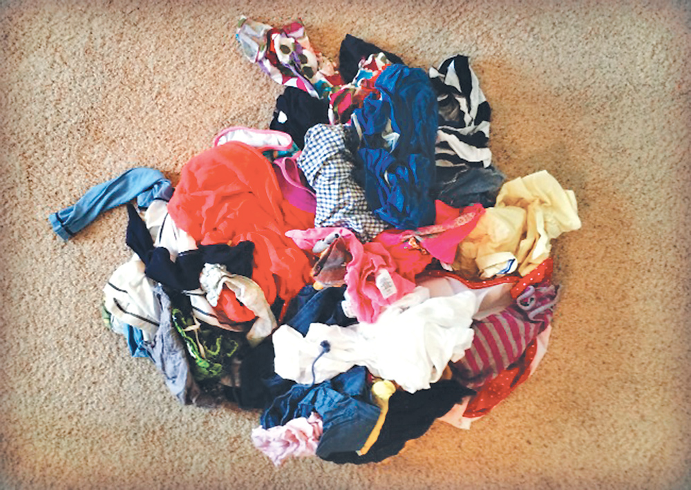 The trick behind folding clothes