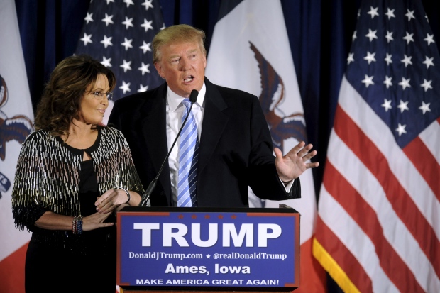 Donald Trump Presidential Bid Gets Sarah Palin Backing