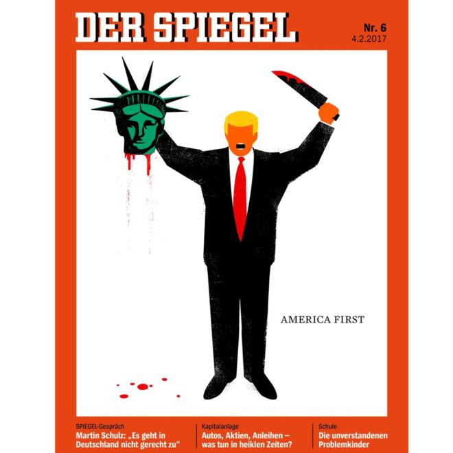 Trump beheading cover sparks criticism