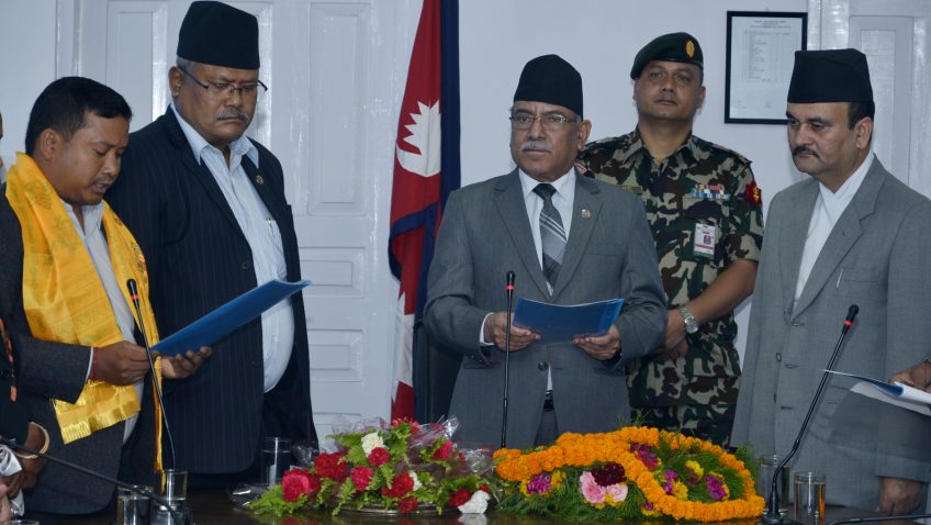 Newly appointed State Minister takes oath