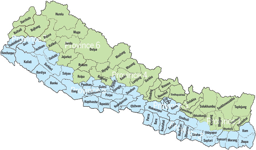 Total District Of Nepal Ec Divides Districts For Two Phases Of Elections