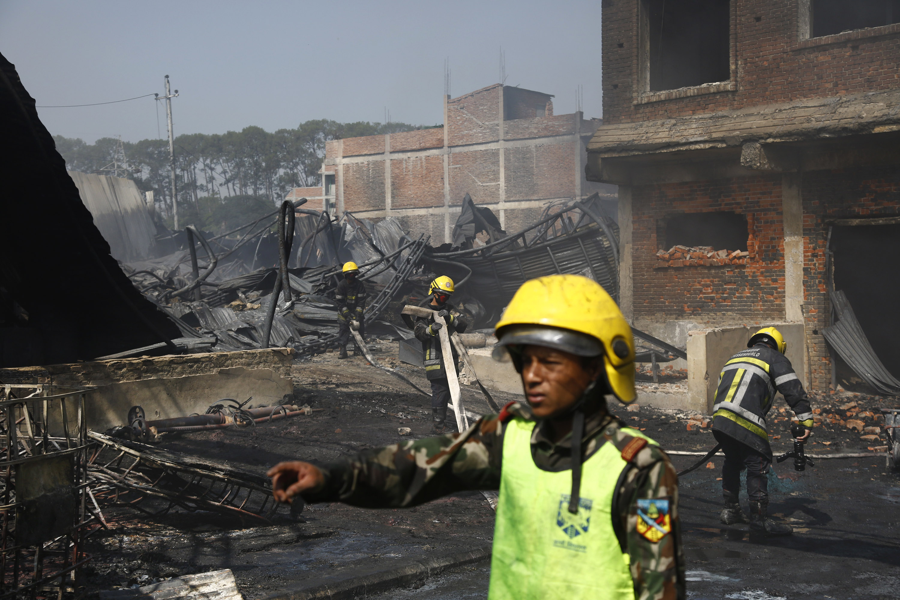 Massive fire engulfs Yeti Carpet factory in Bhaktapur