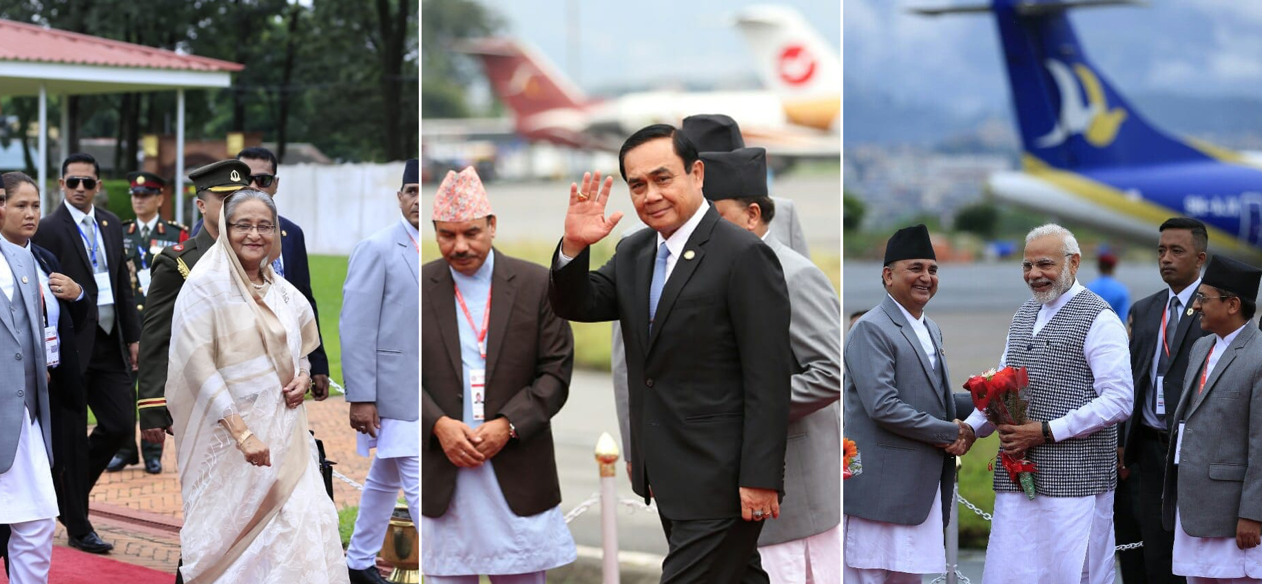 Delegates arrive for BIMSTEC summit