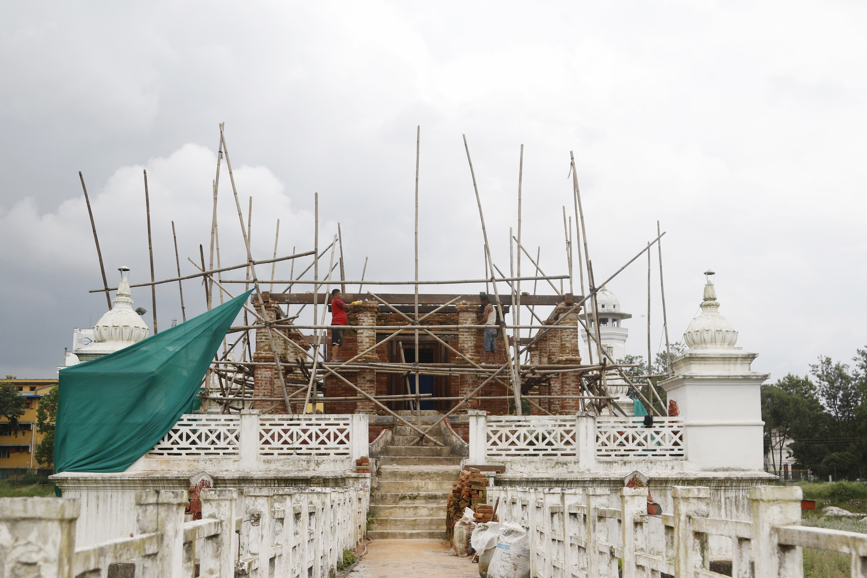 Tardy Reconstruction Keeps Temple Closed For Bhai Tika tardy reconstruction keeps temple closed for bhai tika