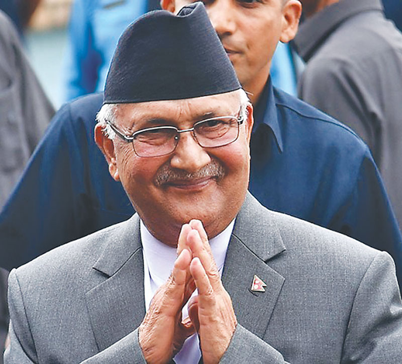 June 19 proposed for PM Oli’s China visit