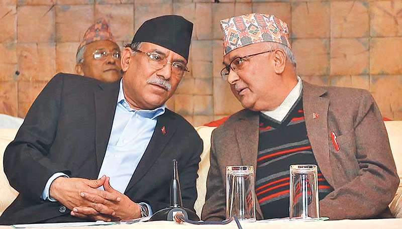 Left leaders hopeful of Oli-Dahal negotiations