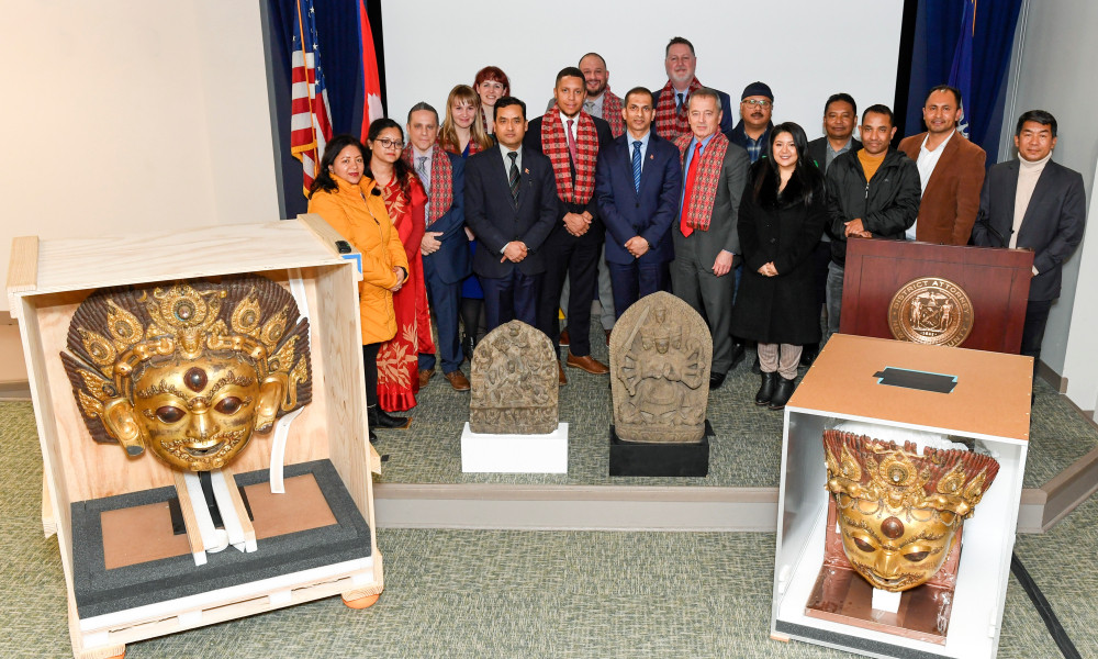 United States hands over four stolen Nepali artefacts