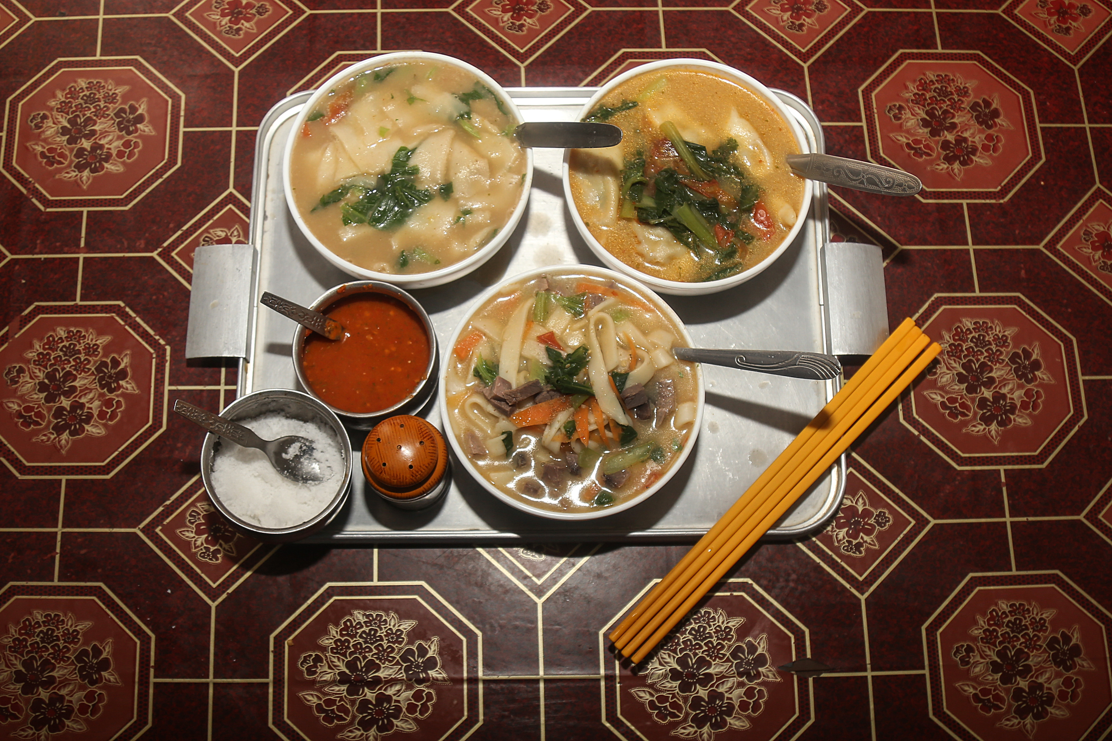 Thenthuk (hand flattened noodle soup) , Yeti special kothe momos. . Where -  @yeti_kitchen . . ➖➖➖➖➖➖➖➖➖➖➖➖ Follow @foodish_fun 😋 Follow…