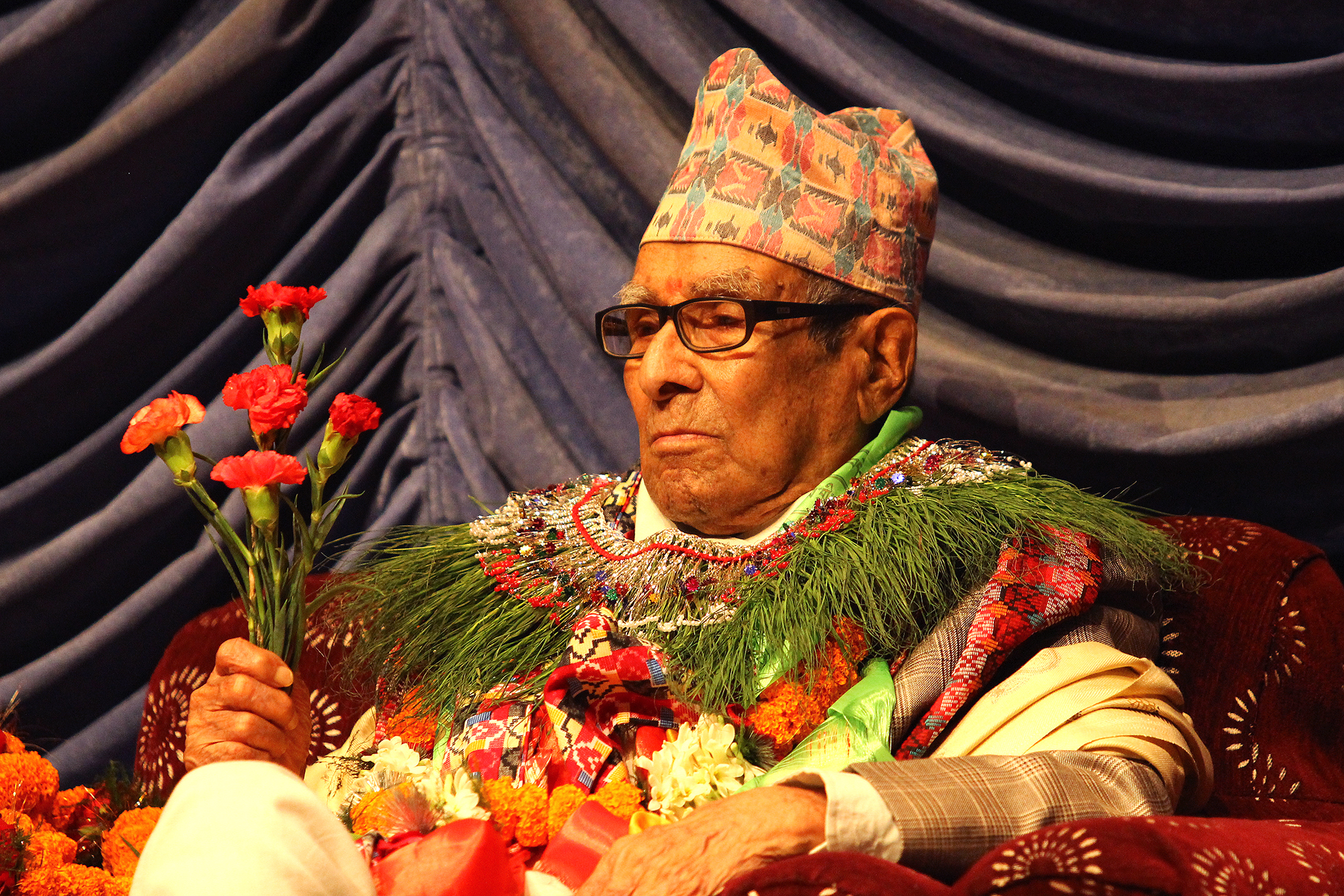 National Poet Ghimire celebrates 101st birthday