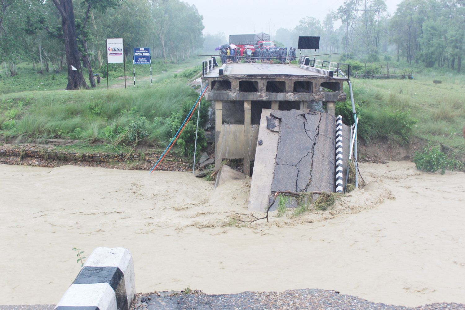 Floods Landslides Damage At Least Three Bridges Several Road Sections