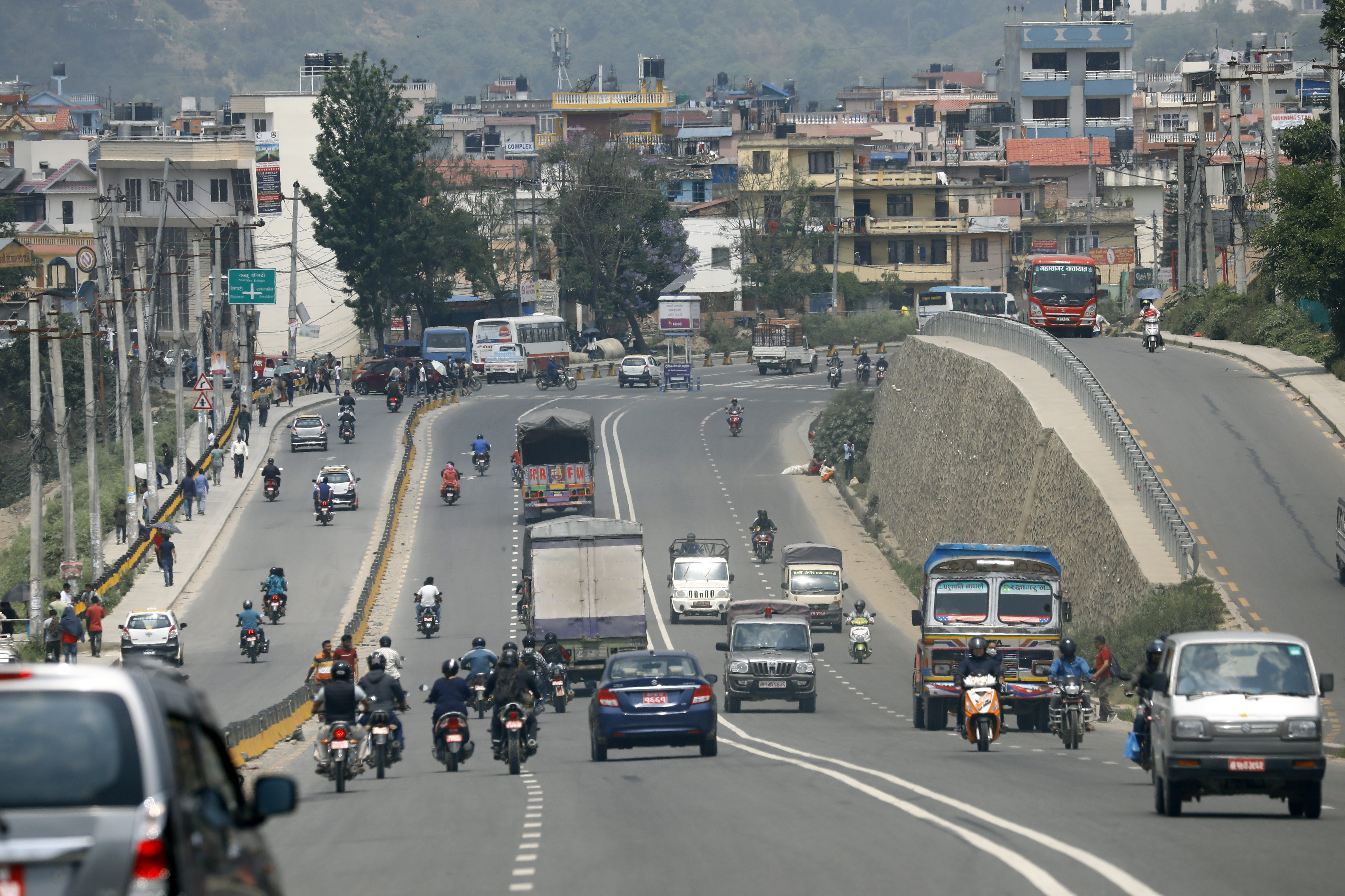 Bomb scares and arson mark the nationwide strike enforced by Chand-led communist outfit