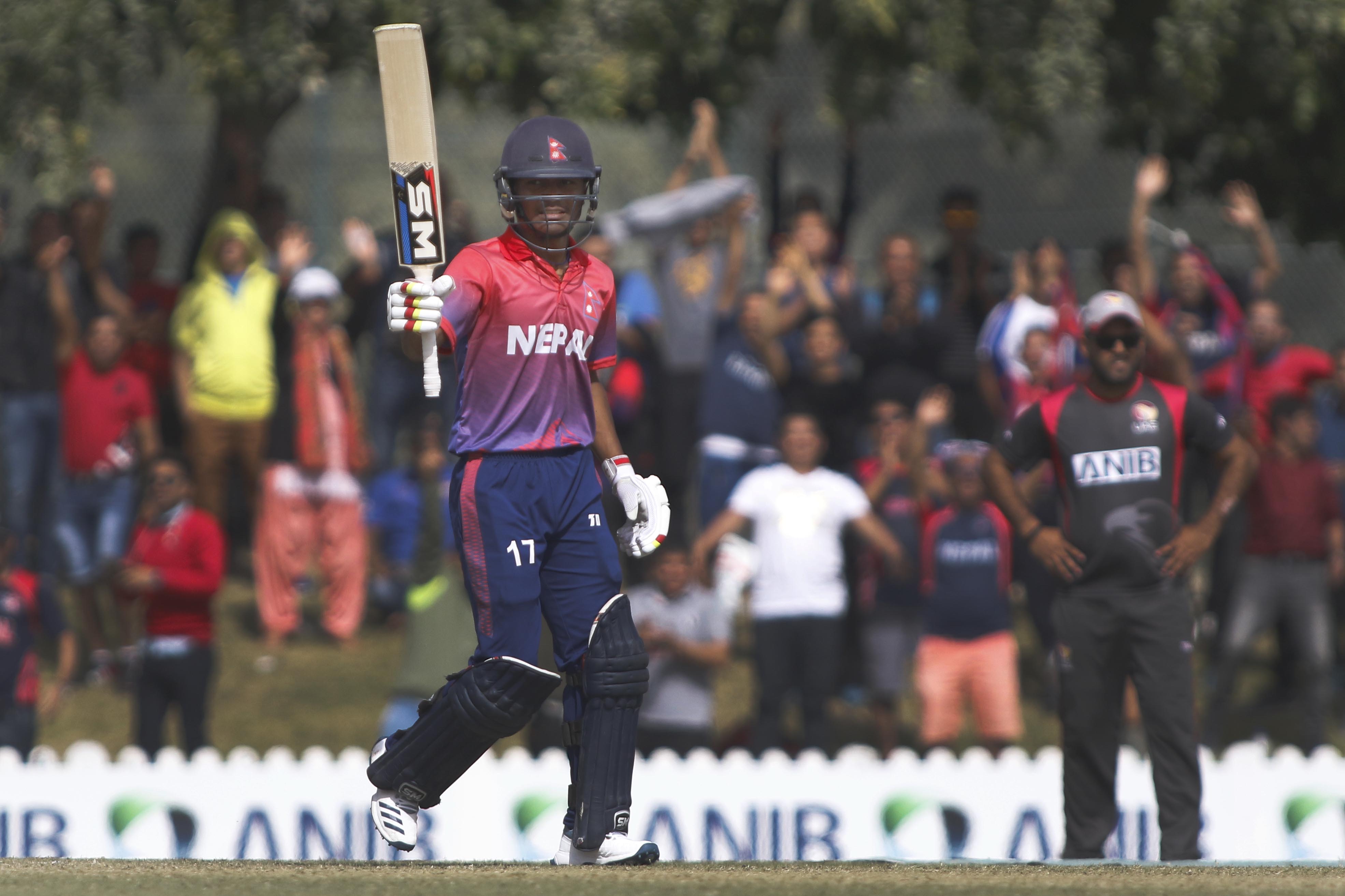 Rohit Kumar Paudel into history books as youngest player to hit half ...