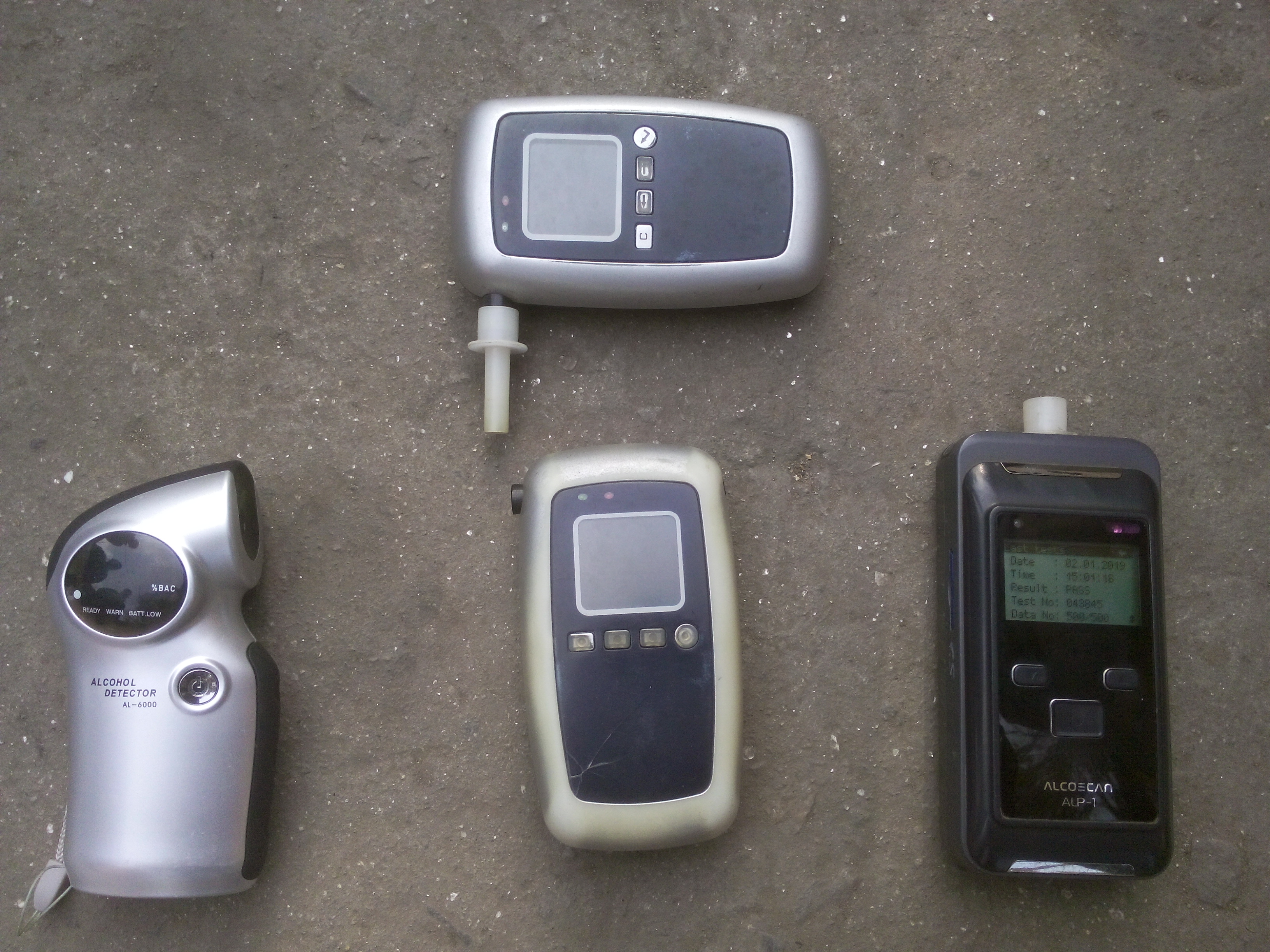 Defunct Machine 80 pc breathalysers defunct; can’t be repaired in country