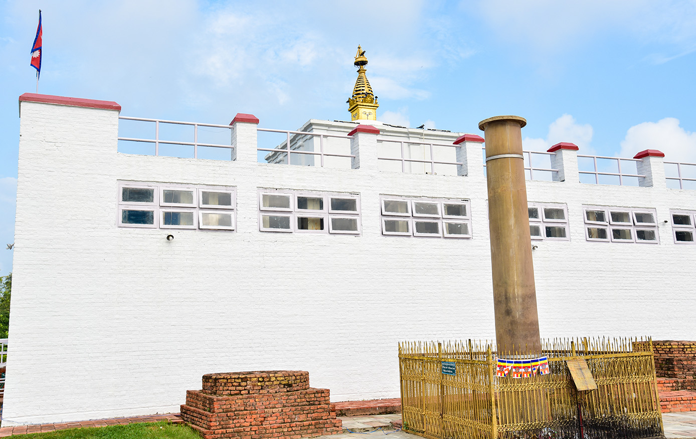 Historic Ashoka Pillar in Buddha's birthplace is losing its shine amid