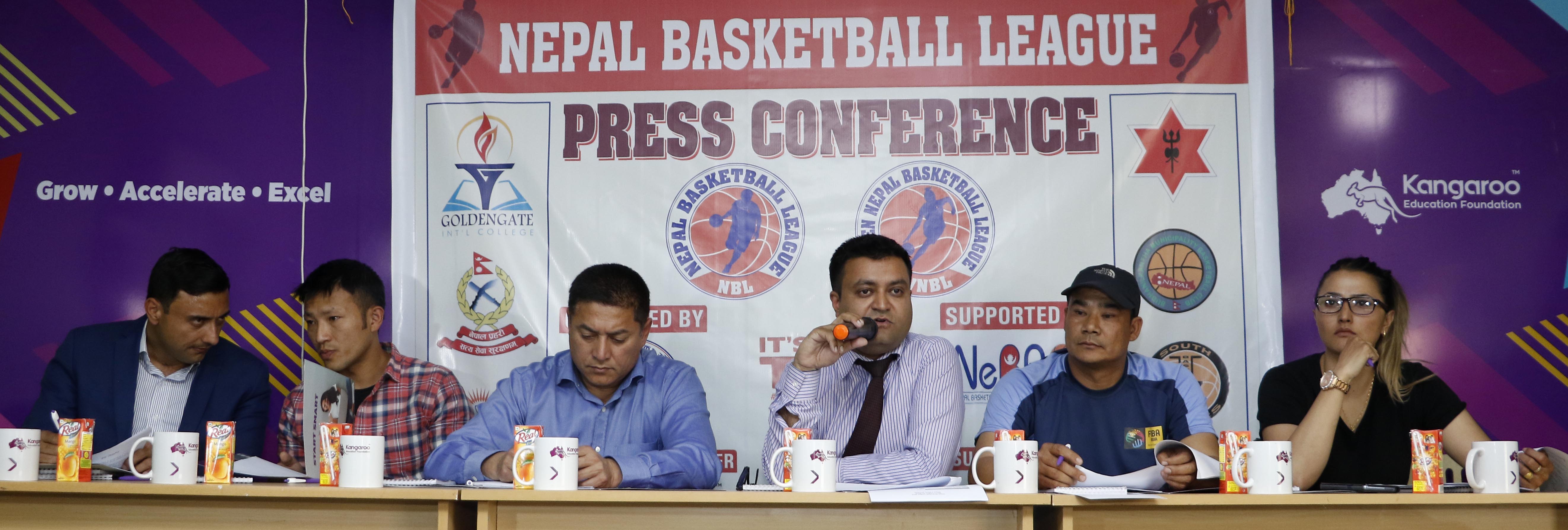 Nepal Basketball League from April 20