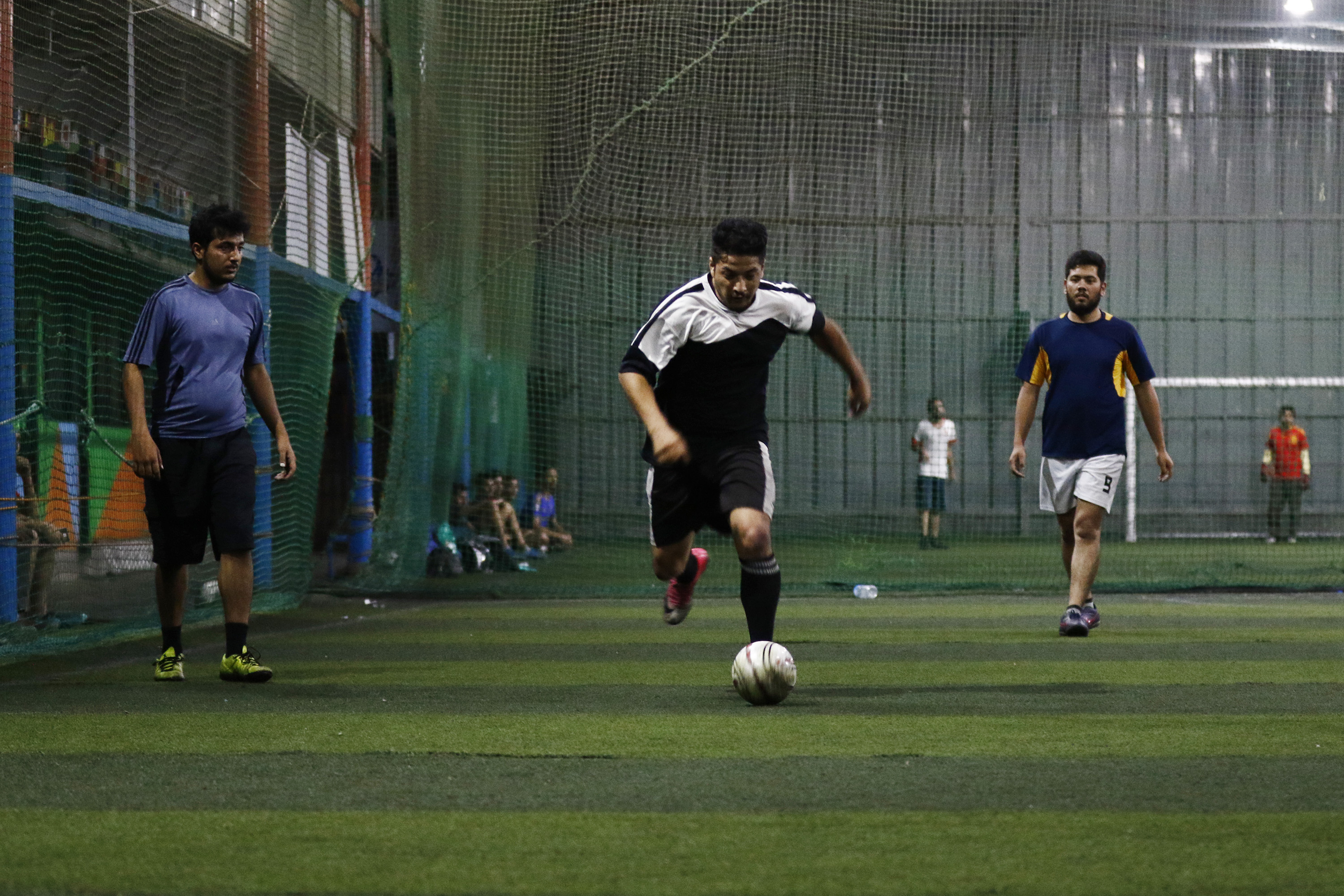 As open spaces shrink, Kathmandu’s youths flock to futsal courts to