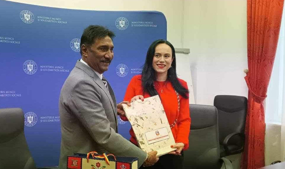 Nepal și România semnează un memorandum de înțelegere pentru cooperare în domeniul muncii și protecției sociale