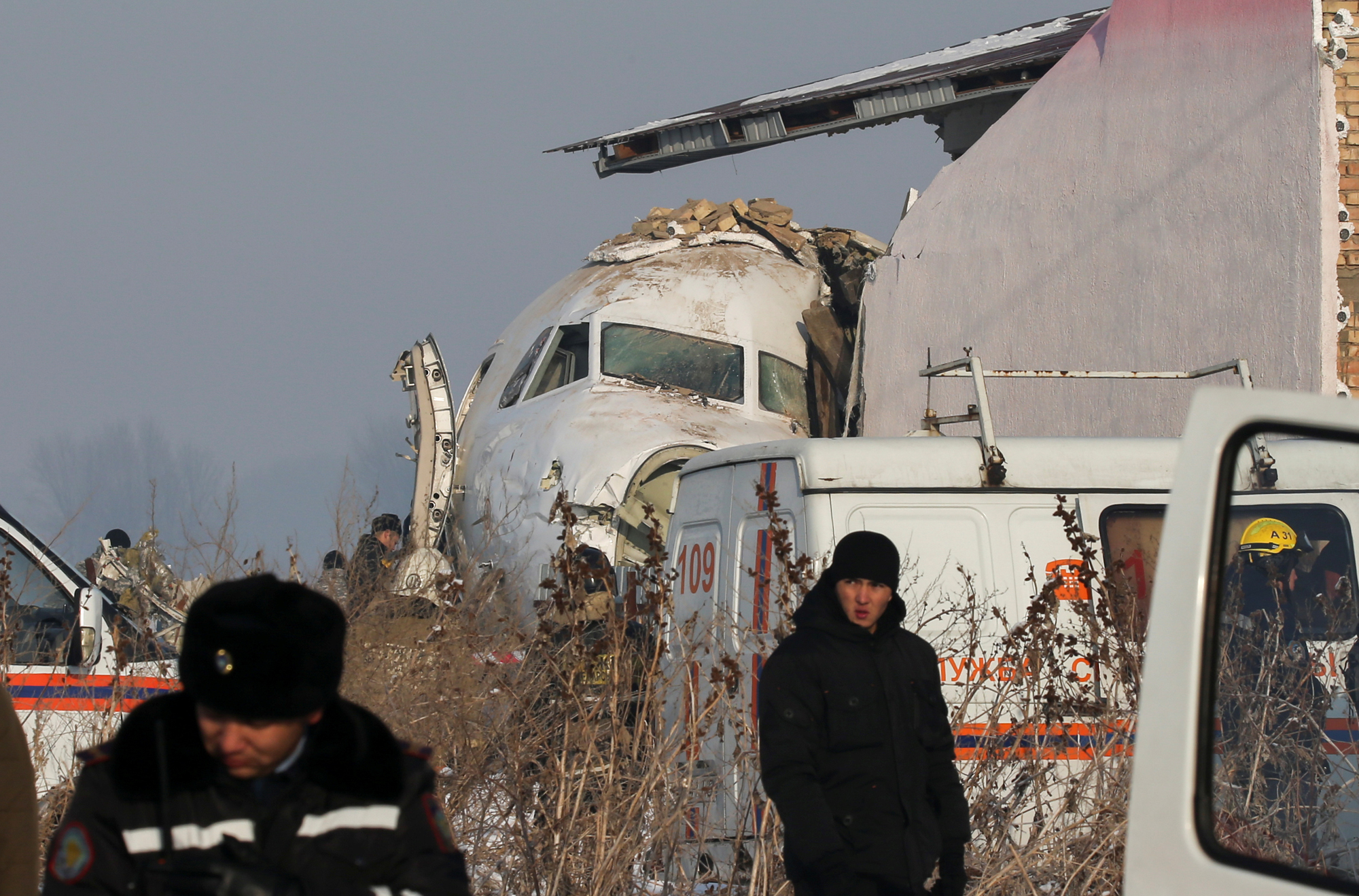 Plane Crashes In Kazakhstan Shortly After Takeoff, At Least 14 Dead