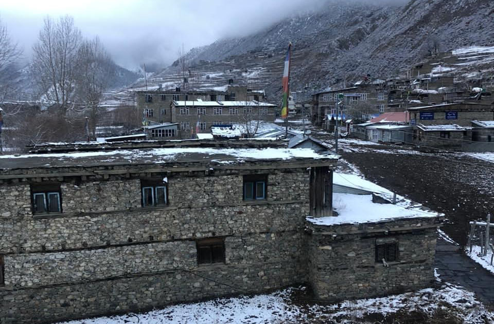 Upper regions in Mugu and Humla witnessed first snowfall of the season ...