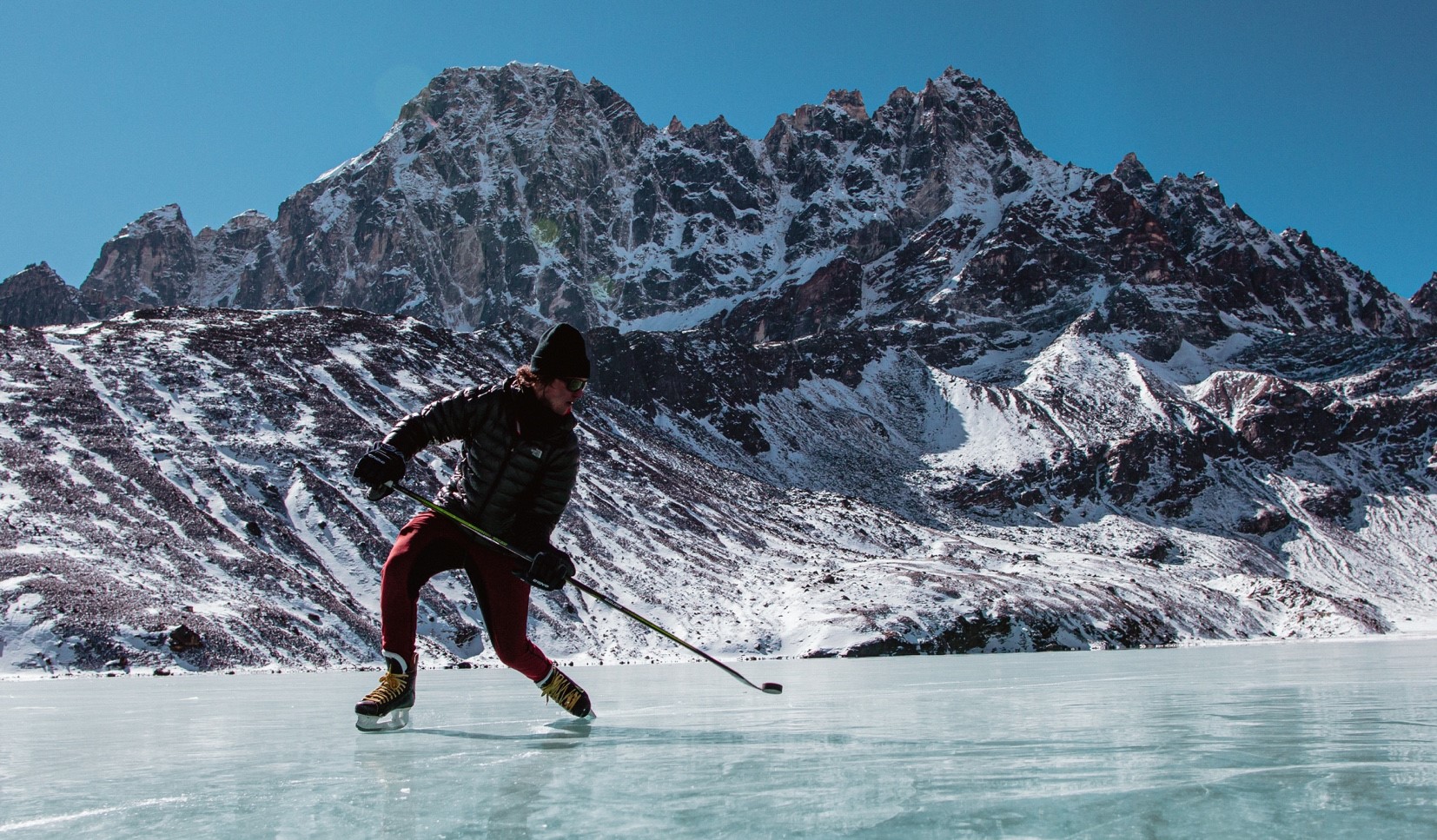 Visit Nepal is holding an ice skating event on Gokyo but it is unclear