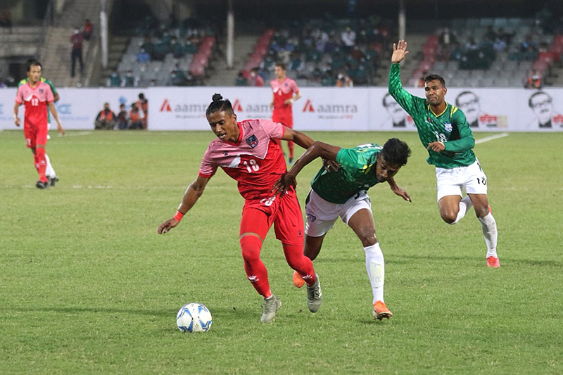 Nepal lose first of two friendlies against Bangladesh