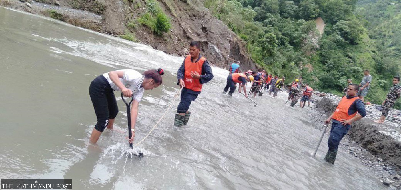 Security personnel fail to channelise Darchula river dam