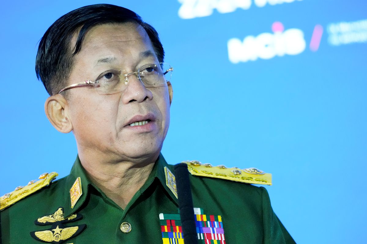 Myanmar army ruler pledges elections, ASEAN cooperation