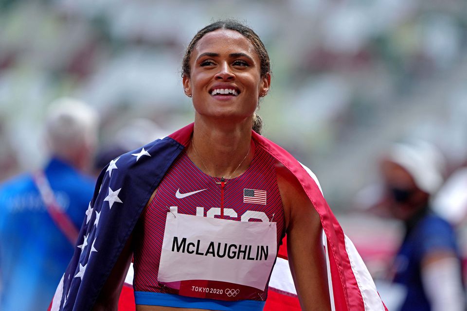 McLaughlin breaks world record to win 400 hurdles, Muhammad gets silver