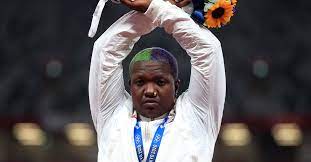 IOC says looking into gesture used by US athlete Saunders on podium