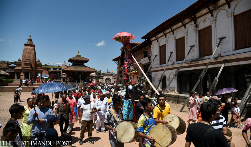 Gaijatra Being Observed In Kathmandu Valley