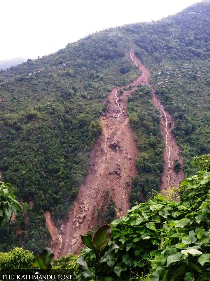 Landslide-displaced families await relocation