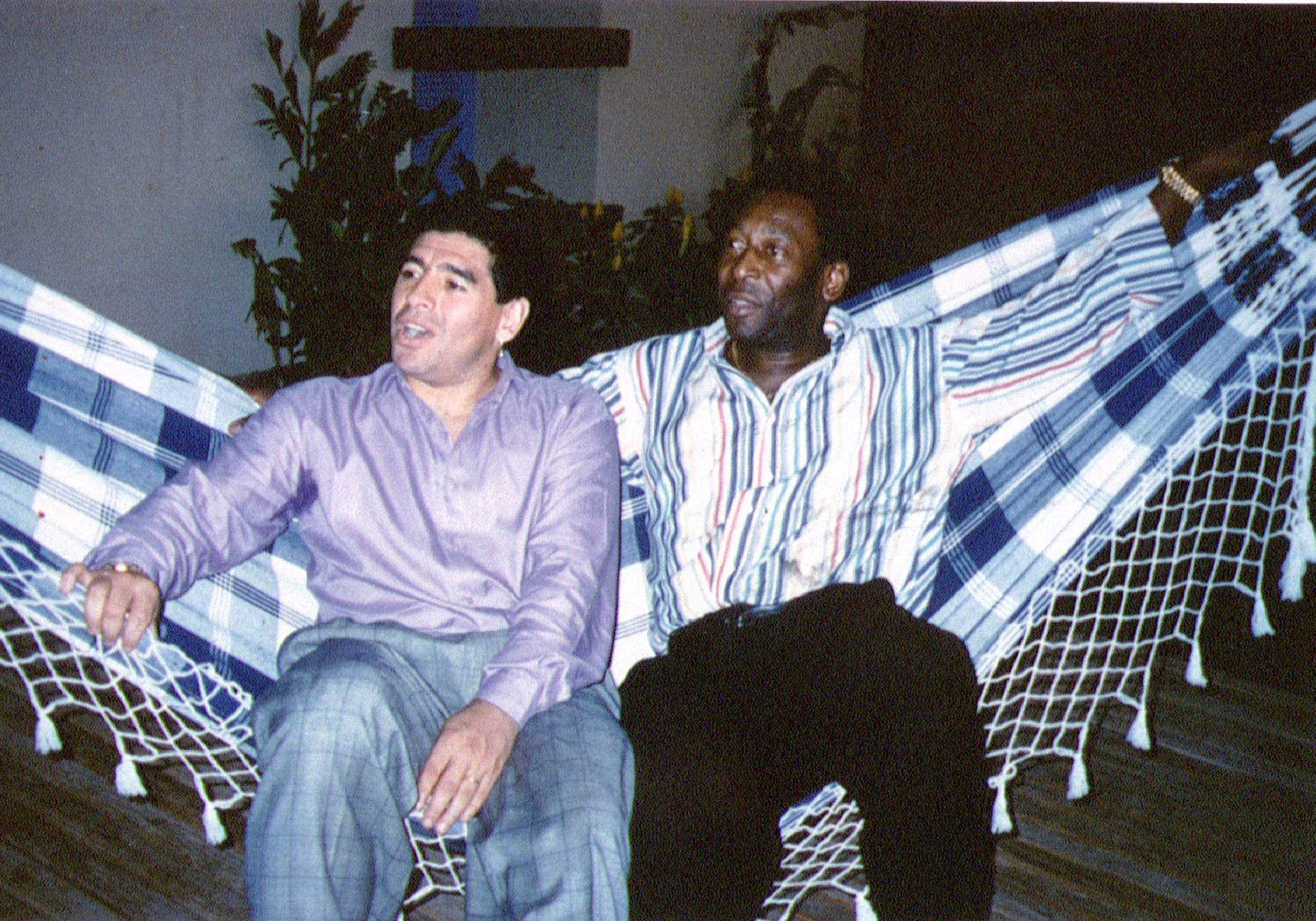 Play ball together in the sky': Pele had written after Maradona's