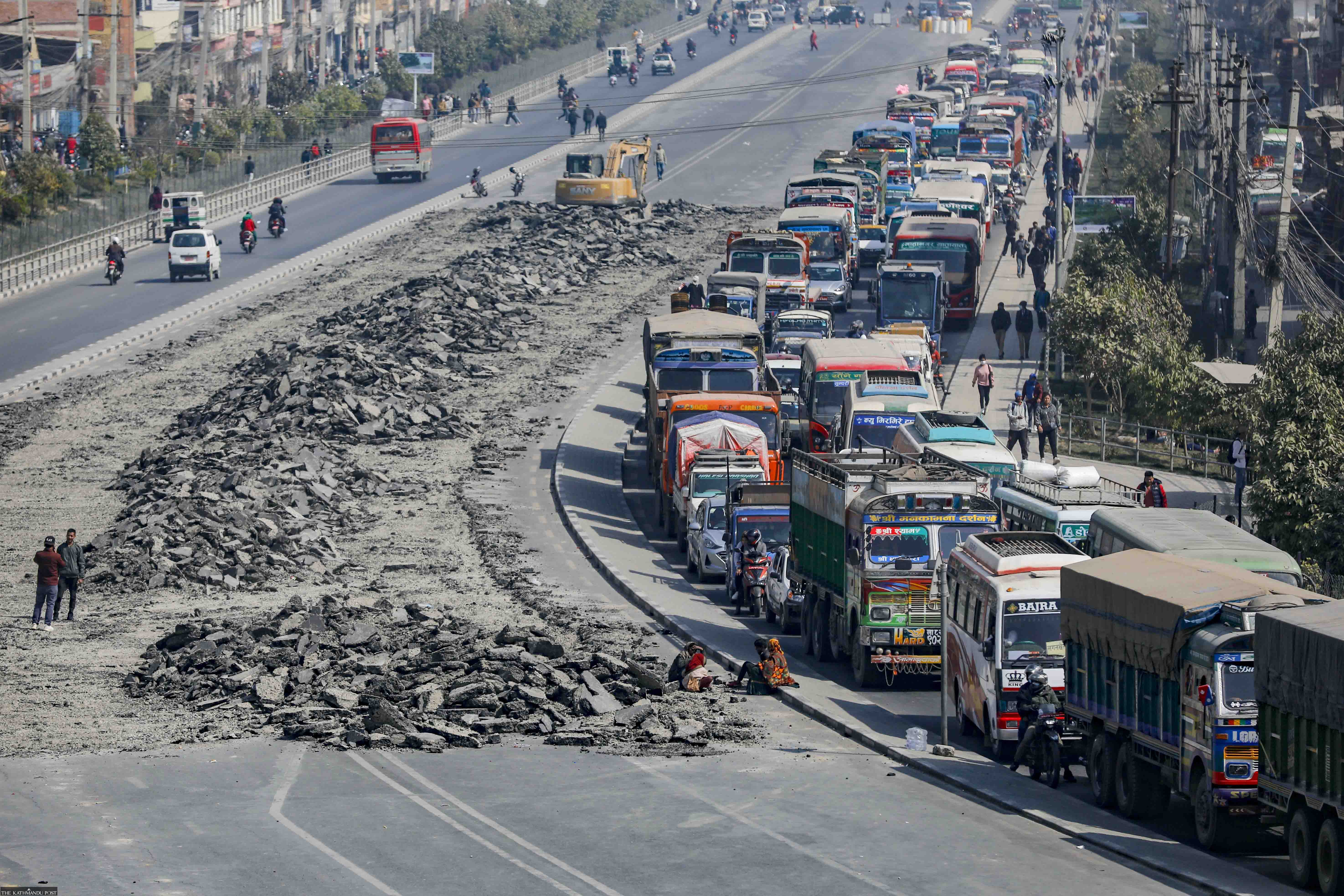 Construction of flyover begins in Gwarko