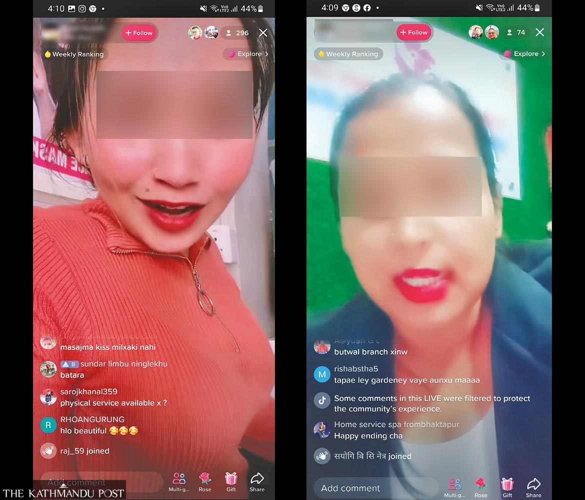 Nepali Massage Sex Video - TikTok Live being used to lure clients for sex massage