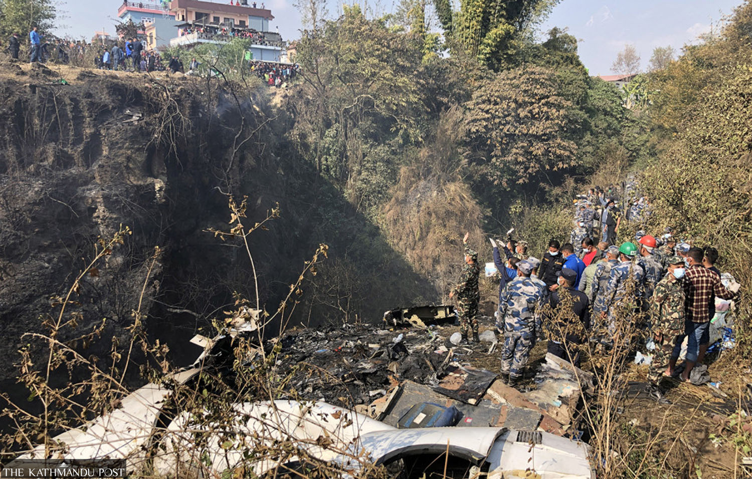 Gorge crash site force tear