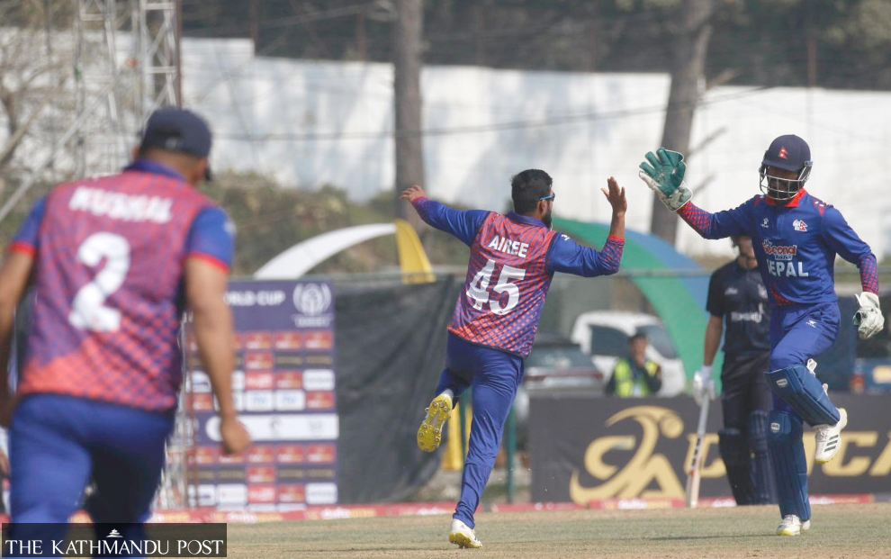 Namibia set 275 runs target for Nepal
