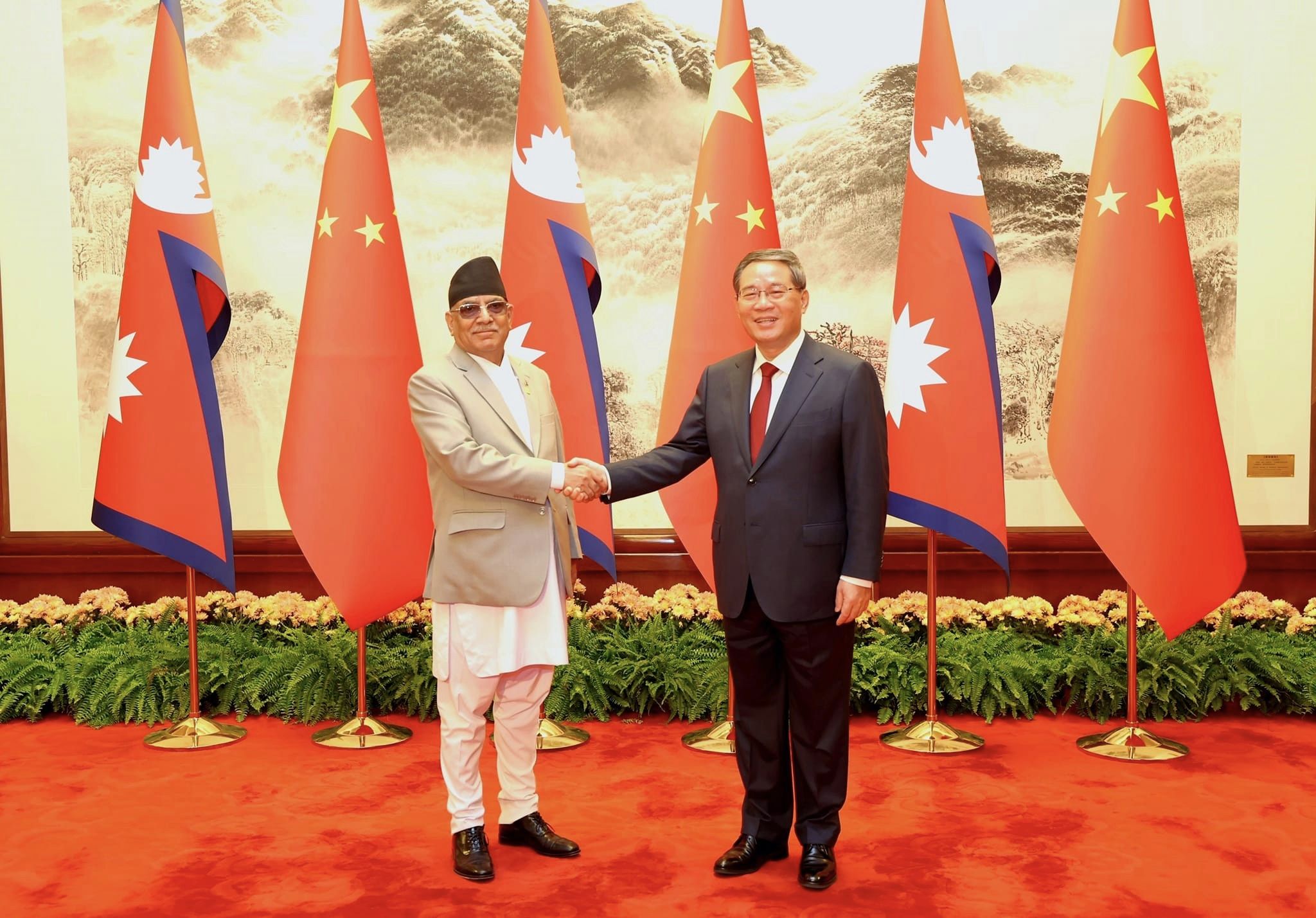 Nepal China Sign Agreements But None Under Bri