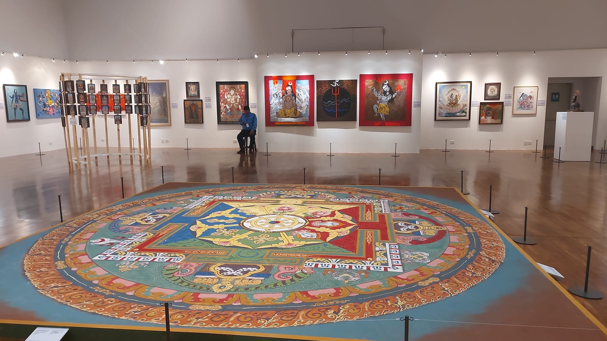 Nepal Gallery at the Bihar Biennale