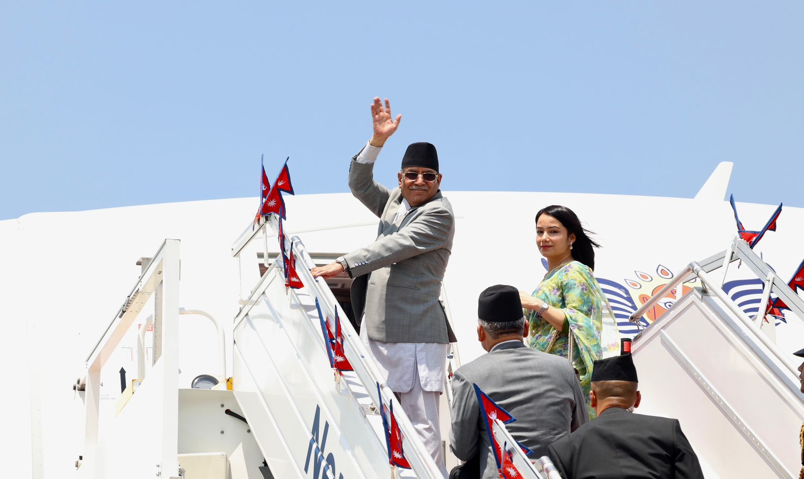 PM Dahal embarks on four-day state visit to India