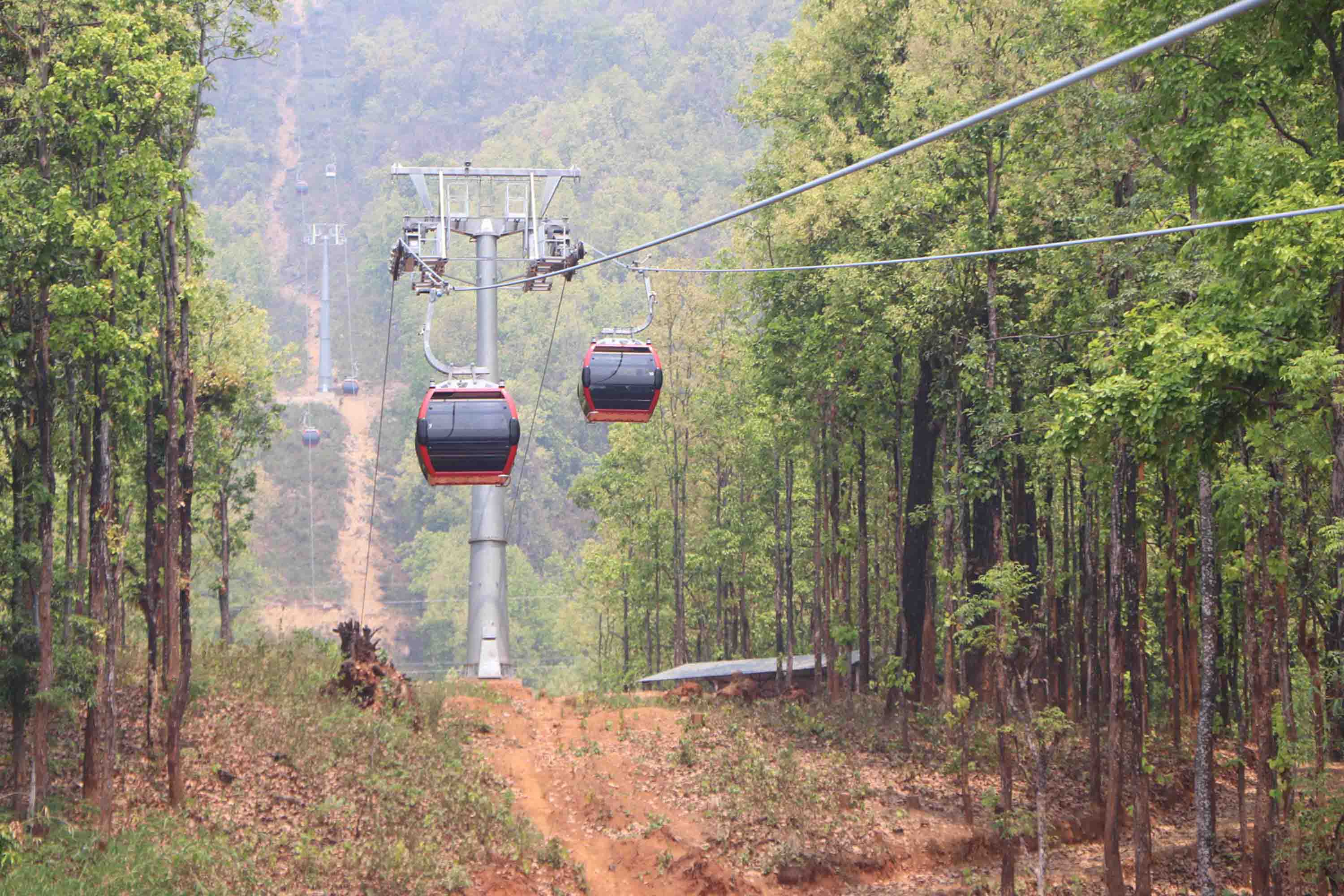 Maula Kali cable car comes into operation in Gaindakot