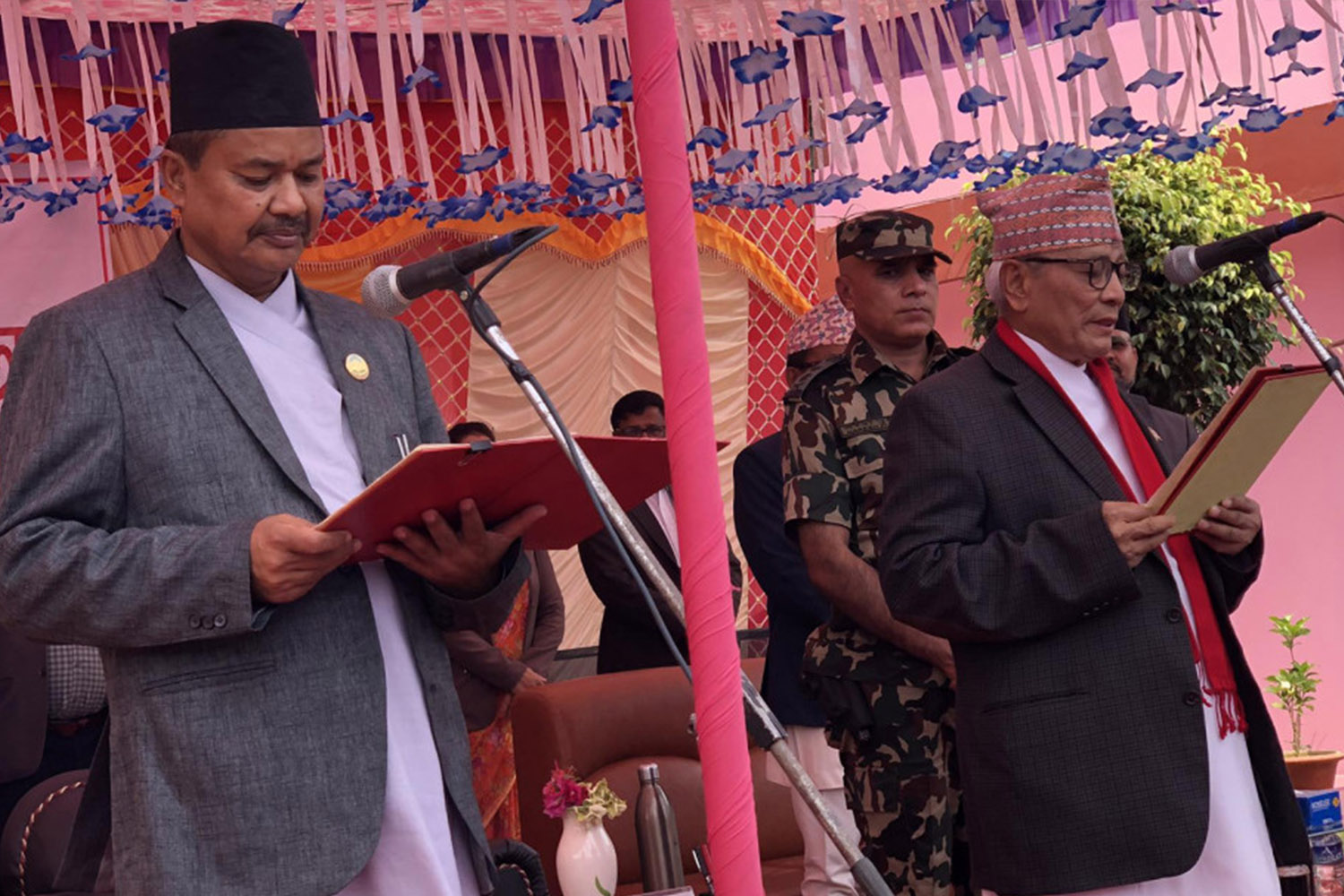 Gandaki, Lumbini chief ministers sworn-in