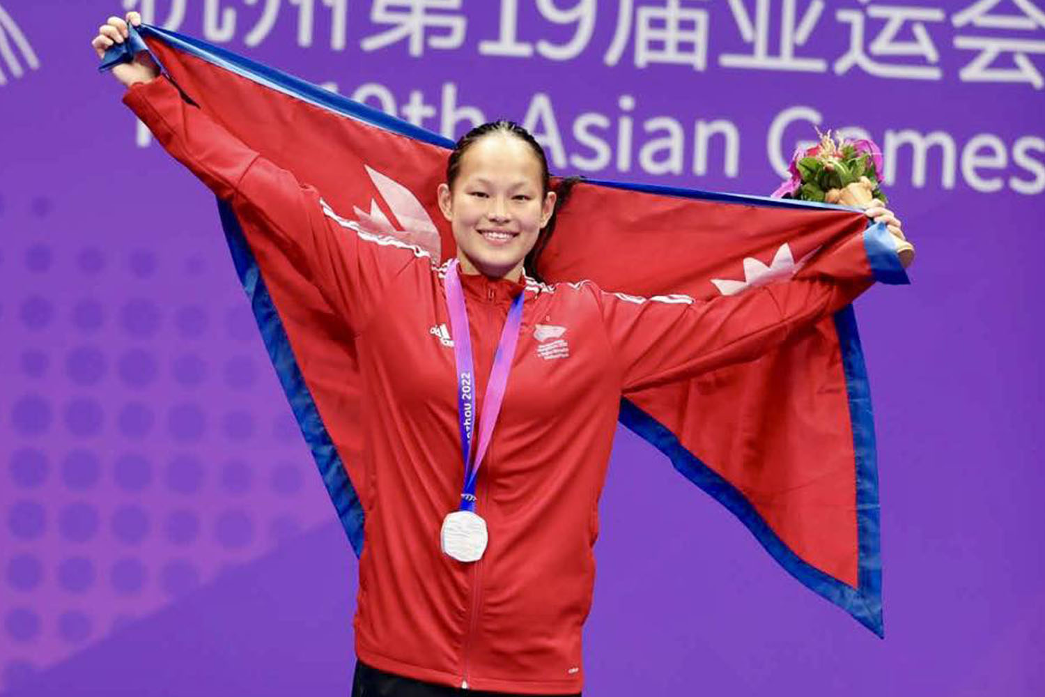 Arika Gurung wins historic silver at the Asian Games