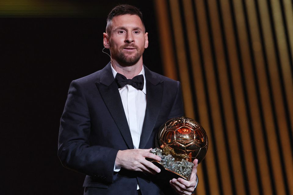 Messi wins record eighth Ballon d’Or for best player in the world