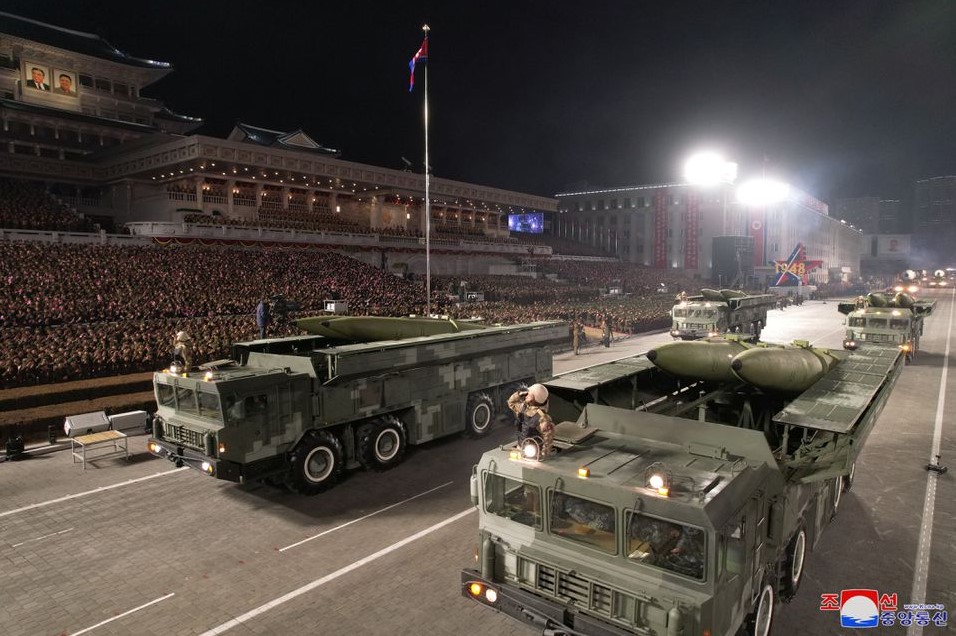 North Korea Shows Off Largest Ever Number Of Nuclear Missiles At Nighttime Parade