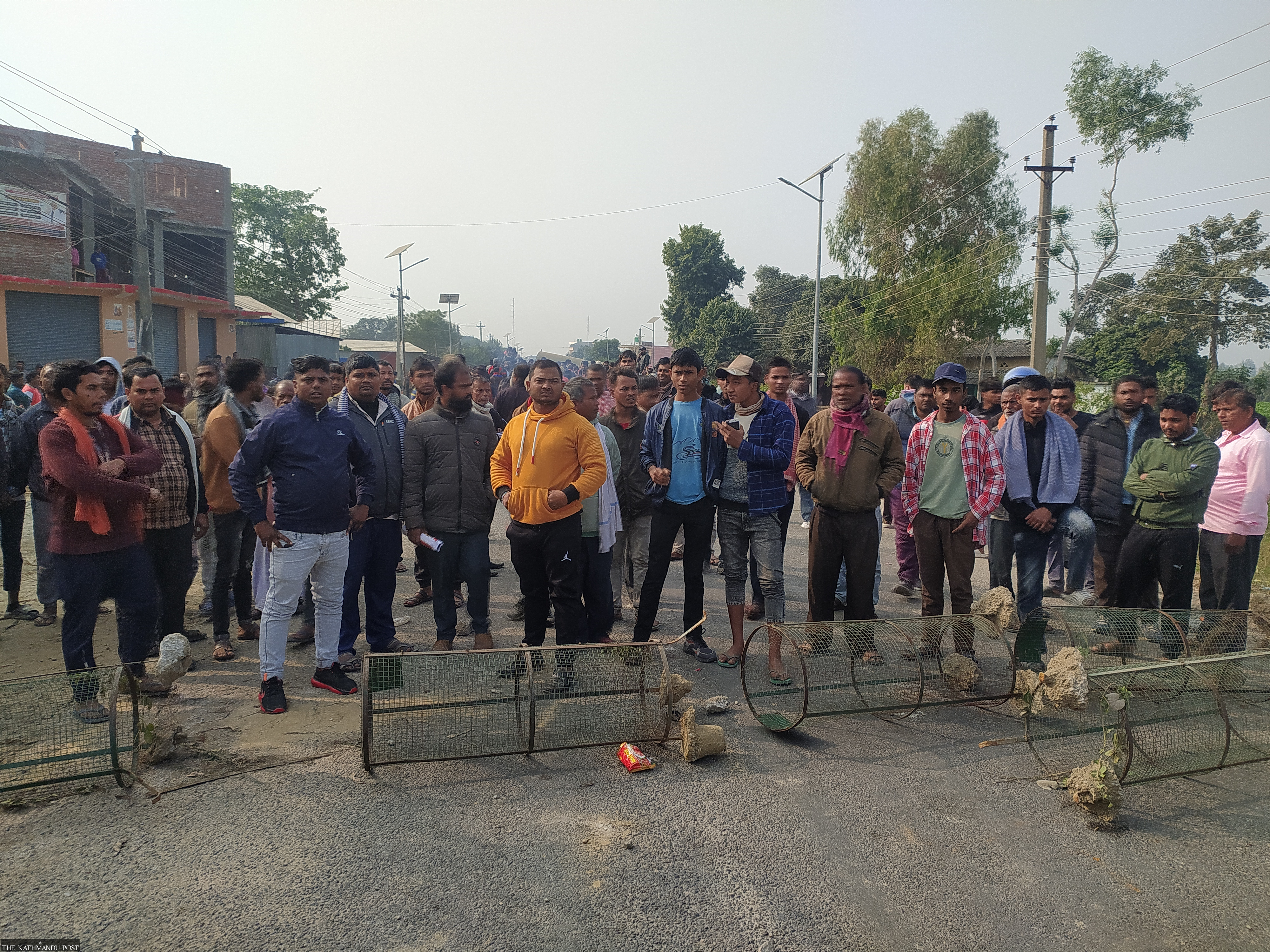 Protests continue in Barahathawa for second day
