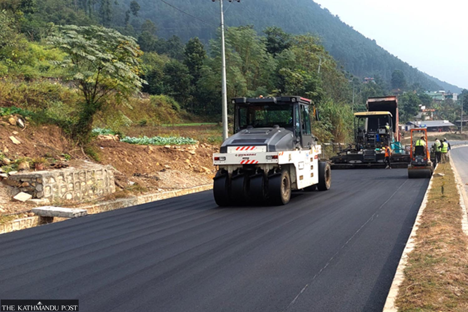 Deadline for Jamune-Pokhara road widening extended by a year, 35 percent progress so far